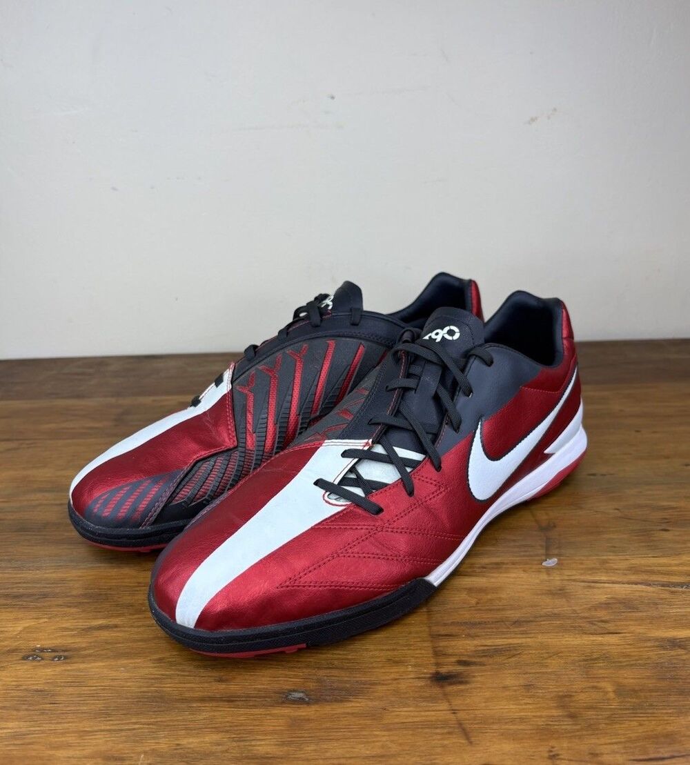 Nike Total90 Shoot IV TF Soccer Cleats Men’s 14 Red White T90 472560-610 Turf